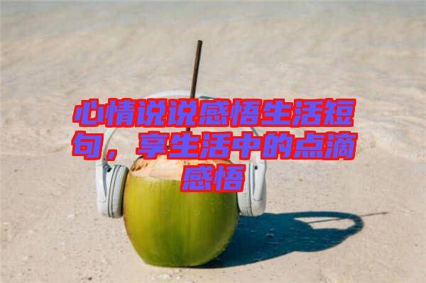 心情說(shuō)說(shuō)感悟生活短句，享生活中的點(diǎn)滴感悟