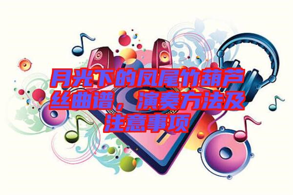 月光下的鳳尾竹葫蘆絲曲譜，演奏方法及注意事項(xiàng)