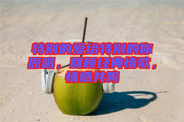 特別的愛(ài)給特別的你原唱，回顧經(jīng)典情歌，情感共鳴