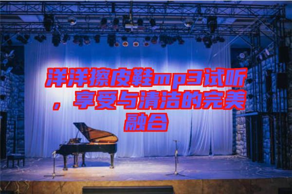 洋洋擦皮鞋mp3試聽，享受與清潔的完美融合