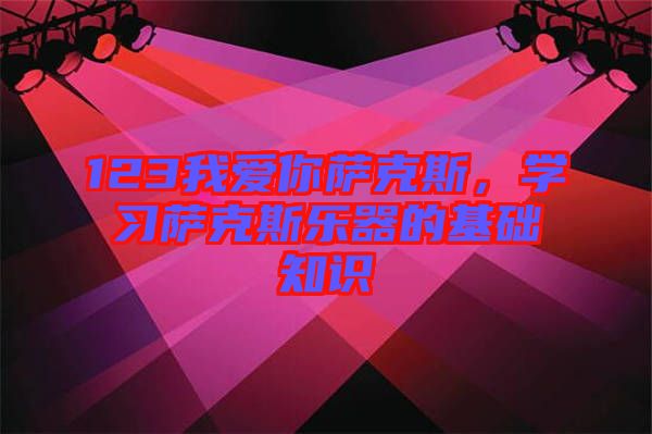 123我愛(ài)你薩克斯，學(xué)習(xí)薩克斯樂(lè)器的基礎(chǔ)知識(shí)