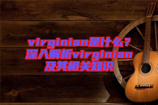 virginian是什么？深入解析virginian及其相關(guān)知識