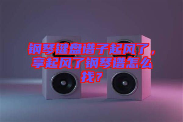 鋼琴鍵盤譜子起風(fēng)了，享起風(fēng)了鋼琴譜怎么找？